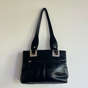 Vintage Shoulder purse Genuine Italian Leather Academic steampunk